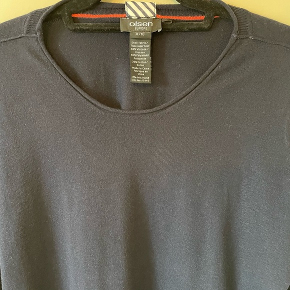 Olsen navy long sleeve sweater - Picture 2 of 3